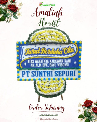 Papan Bunga Duka di Gembor Udik