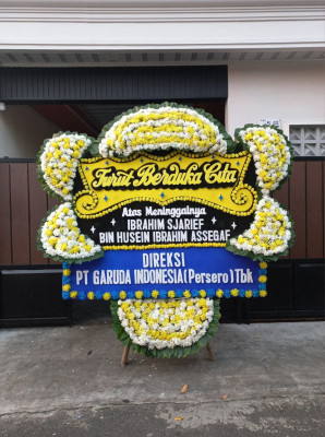 Papan Bunga Duka di Gembor Udik
